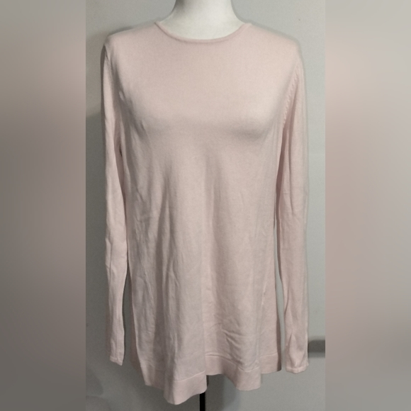 J Jill Long Sleeve Round Neck Pink Blouse size Small - Picture 1 of 2